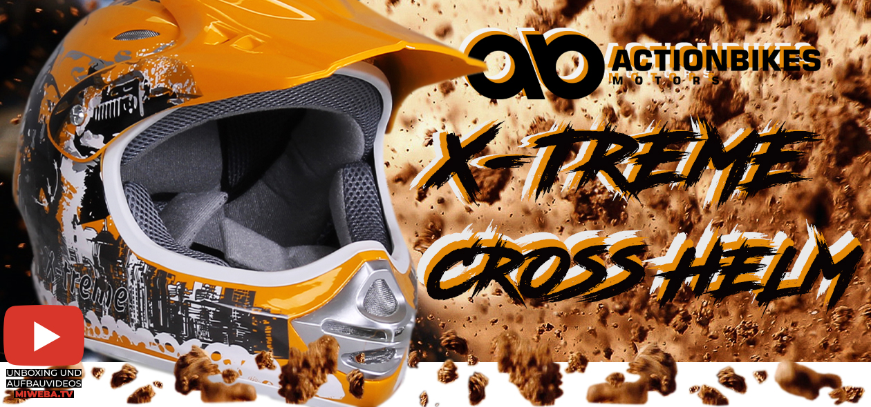 Actionbikes Motors X-treme Kinder Cross Helm X-treme Kinder Cross Helm