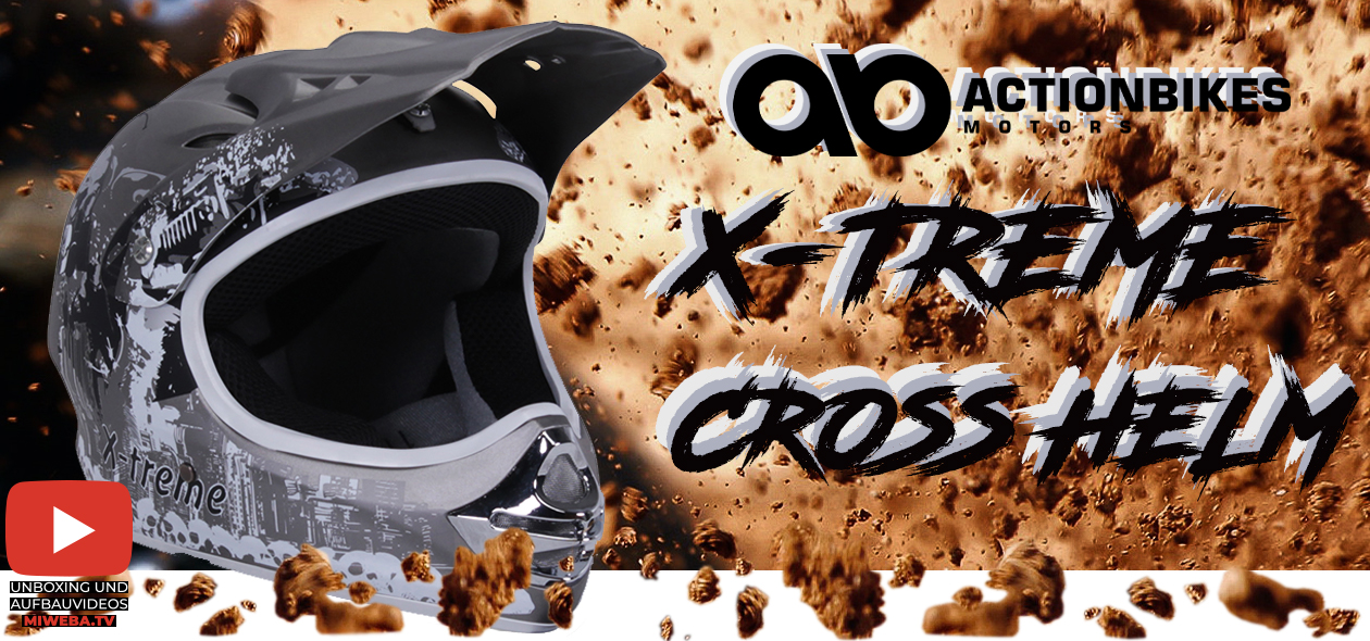 Actionbikes Motors X-treme Kinder Cross Helm X-treme Kinder Cross Helm