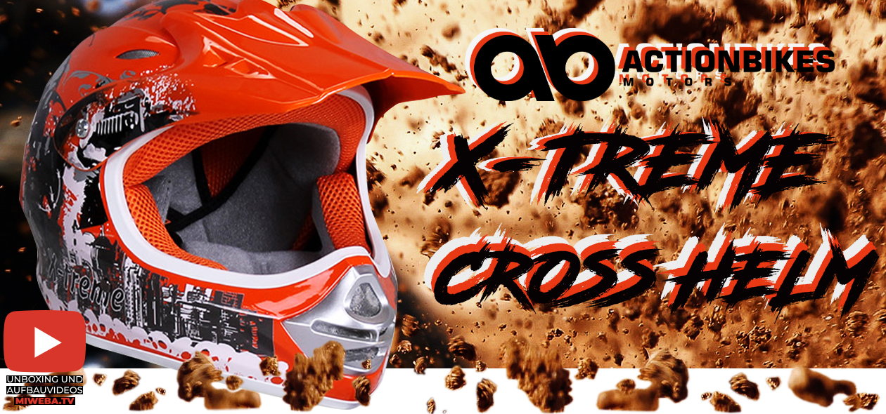 Actionbikes Motors X-treme Kinder Cross Helm X-treme Kinder Cross Helm