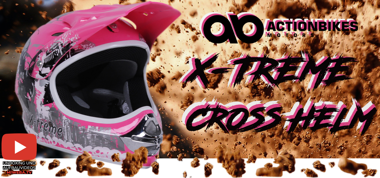 Actionbikes Motors X-treme Kinder Cross Helm X-treme Kinder Cross Helm