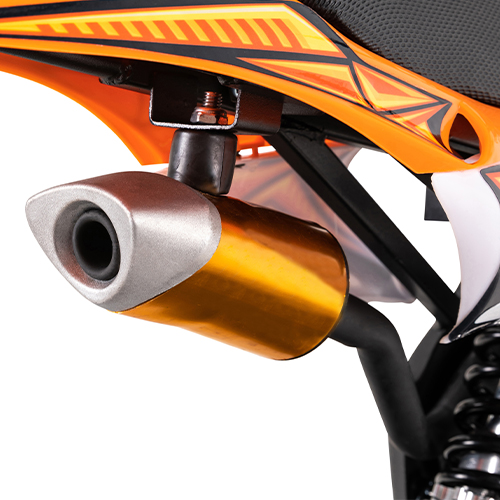 Cooler Sportauspuff Vergrößerter Sportauspuff des Mini-Crossbikes Delta