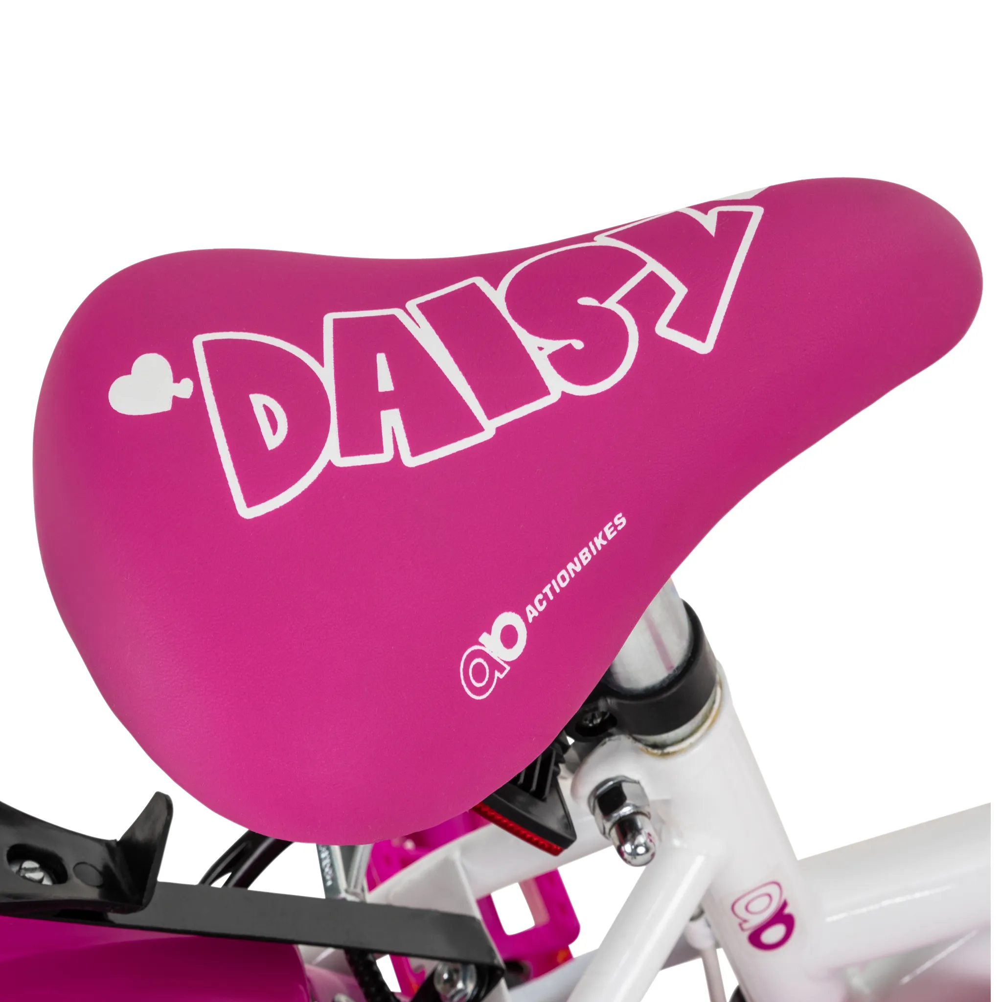 Höhenverstellbarer Sitz von 47 - 51 cm Höhenverstellbarer Sattel in Pink