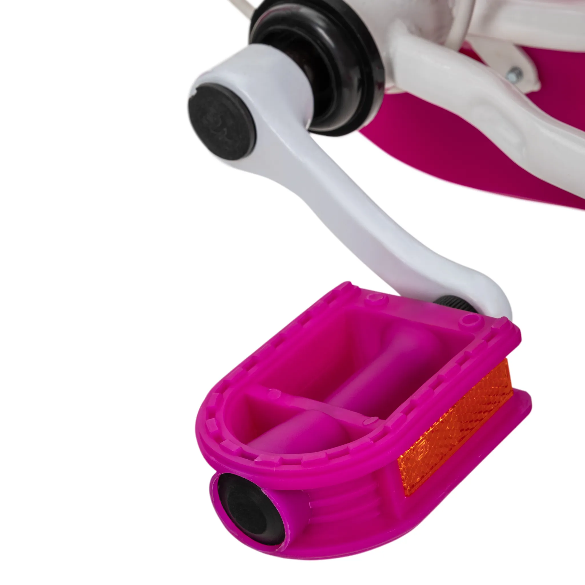 Reflektoren vorne, hinten und an den Pedalen Reflektor hinten, vorne und an den Pedalen des Kinderfahrrads