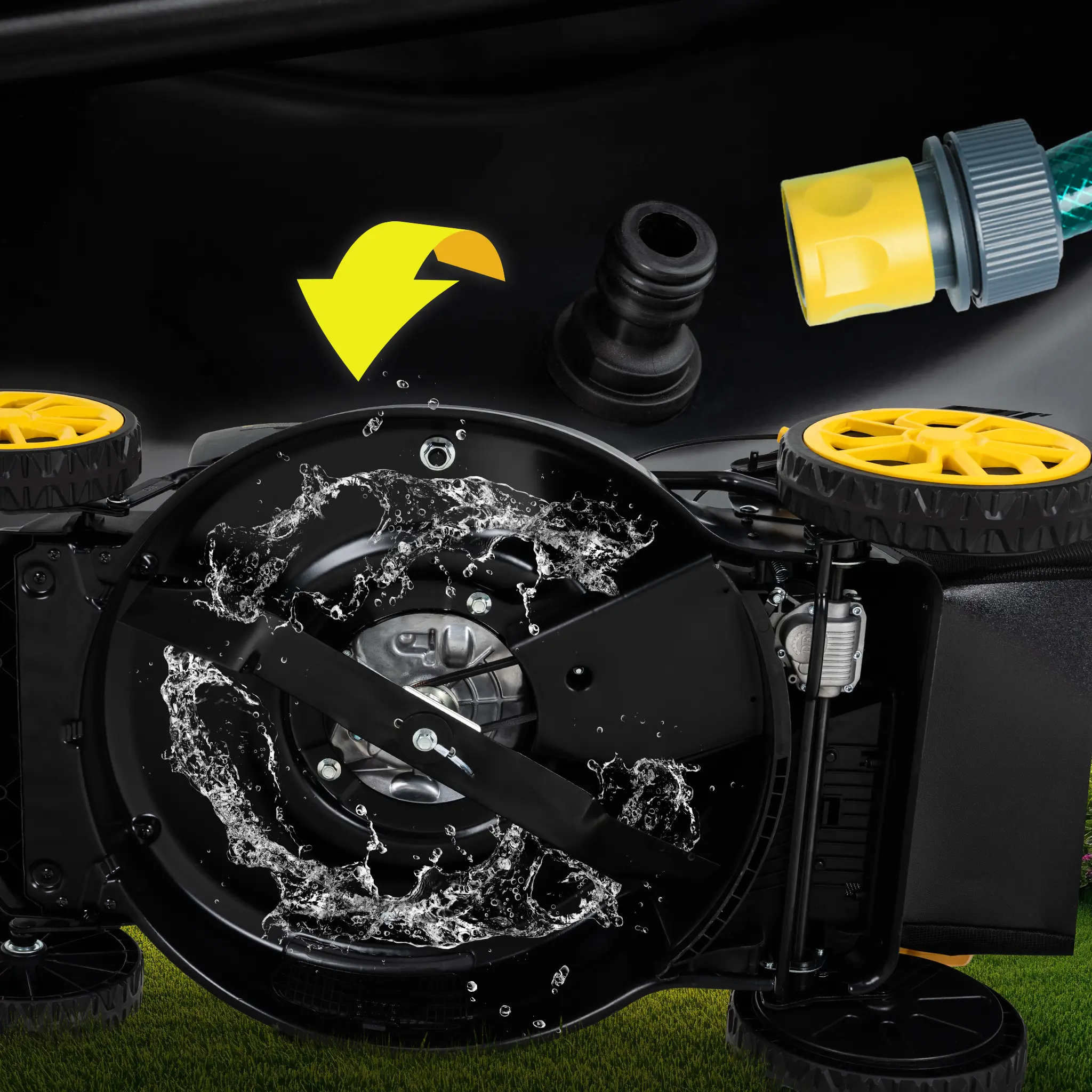 Easy-Clean-Funktion Wasseranschluss am CR-196-30E für die einfache Reinigung