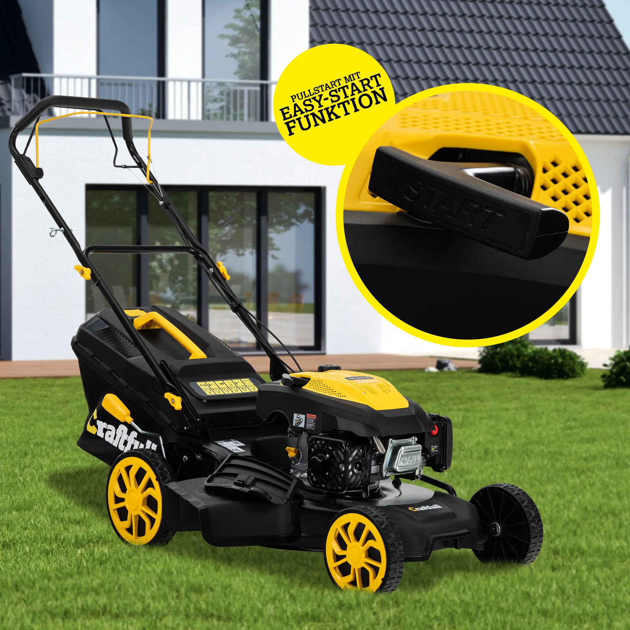 Easy-Start-Funktion durch Pullstart Pullstart am CR-224-30