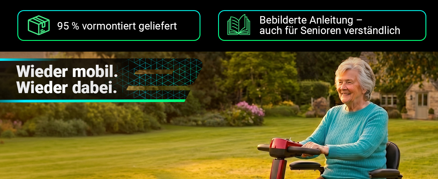 95% Vormontiert 95% Vormontiert
