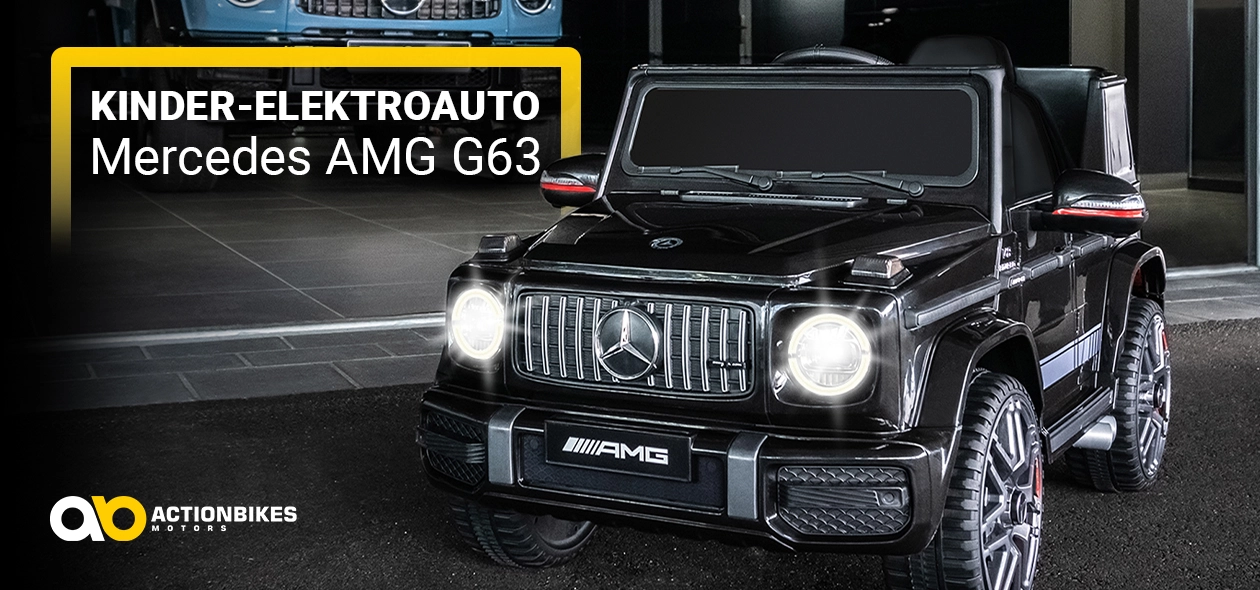 Actionbikes Kinder-Elektroauto Mercedes AMG G63 W463 Kinder-Elektroauto Mercedes AMG G63 W463 mit leuchtenden Scheinwerfern