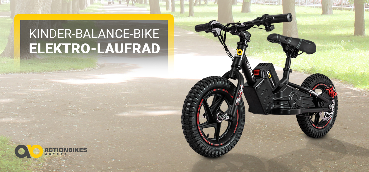 Elektro-Laufrad: Actionbikes Kinder-Balance-Bike