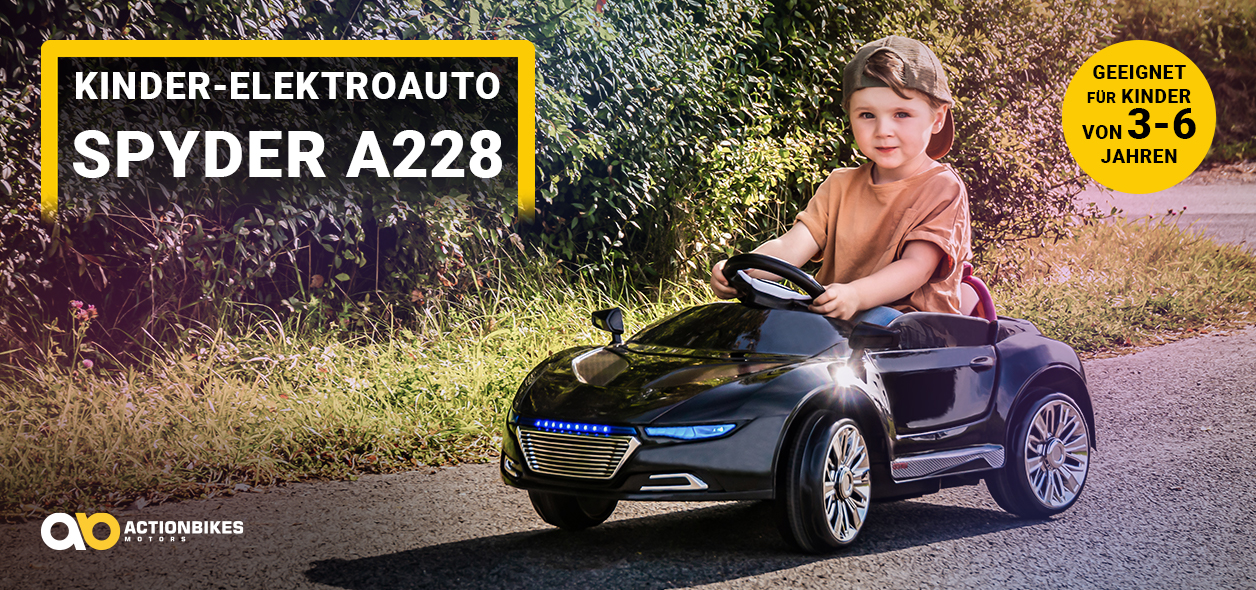 Kinder-Elektroauto Spyder A228: Actionbikes Kinderauto