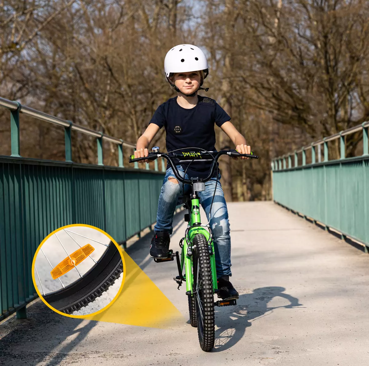 Kinderfahrrad Wasp 20 Zoll Kinder Fahrrad schwarz mit