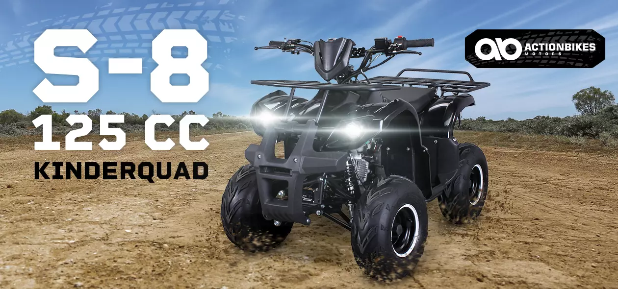 S-8 125cc Kinderquad: Actionbikes Motors Elektro-Quad