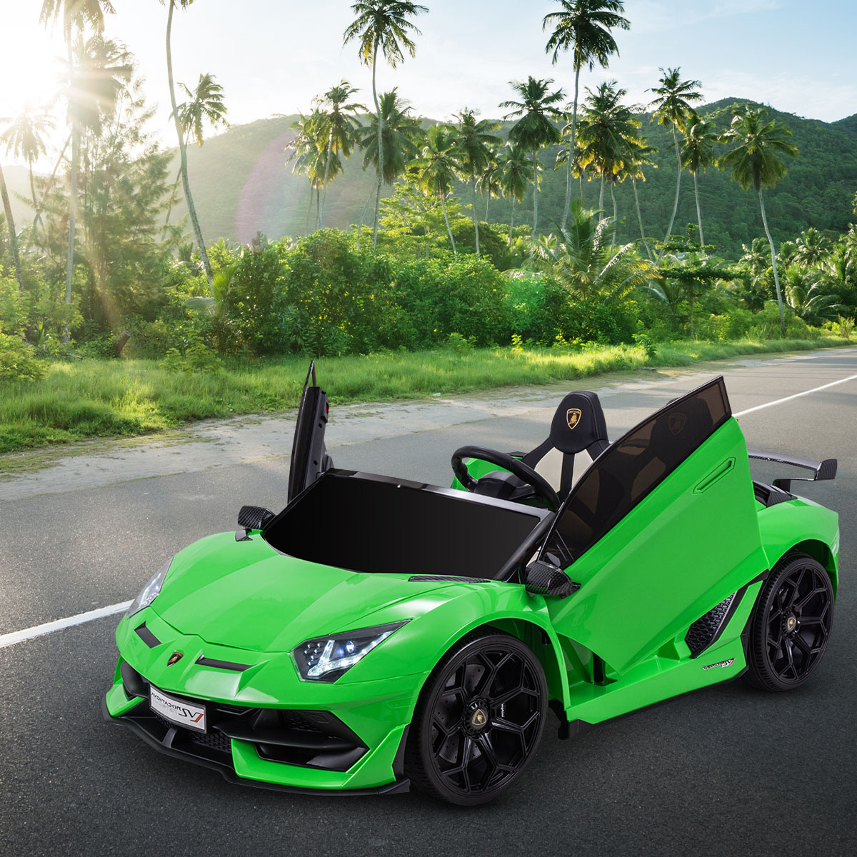 Kinder-Elektroauto mit Flügeltüren Kinder-Elektroauto Lamborghini Aventador