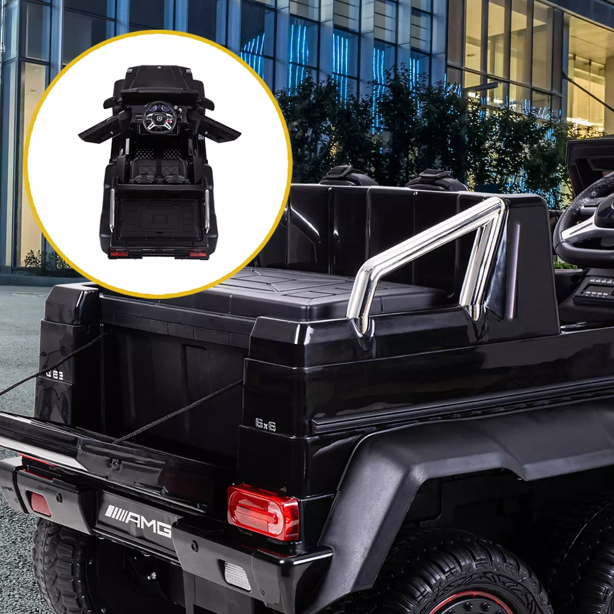 Kinder-Geländewagen in robustem Design Kinder-Elektroauto Mercedes Benz G63