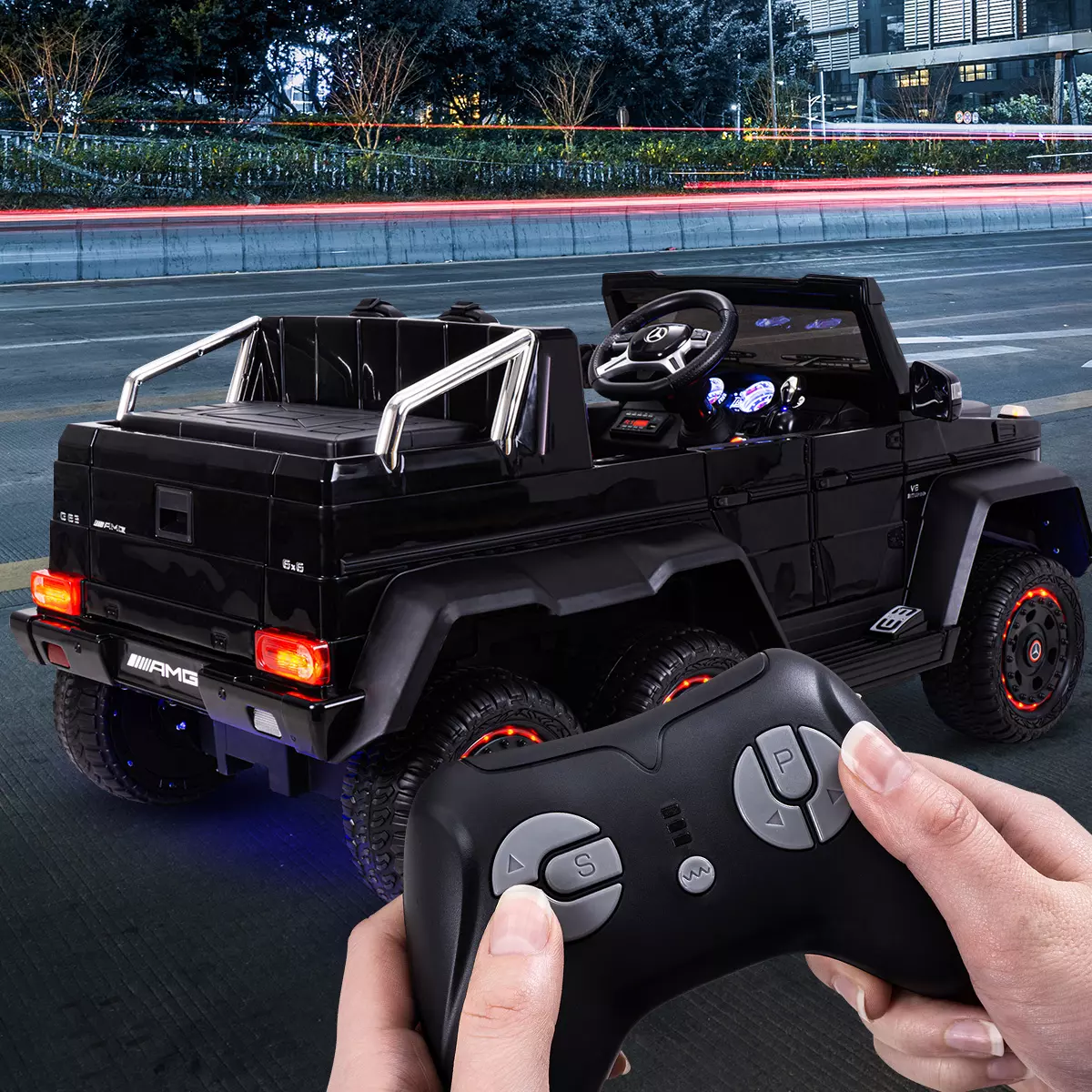 Vom sanften Start bis zum sicheren Stopp Kinder-Elektroauto Mercedes Benz G63