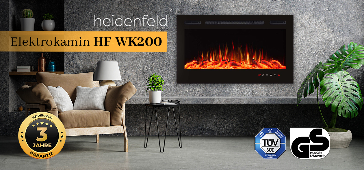 Kominek elektryczny Heidenfeld HF-WK200