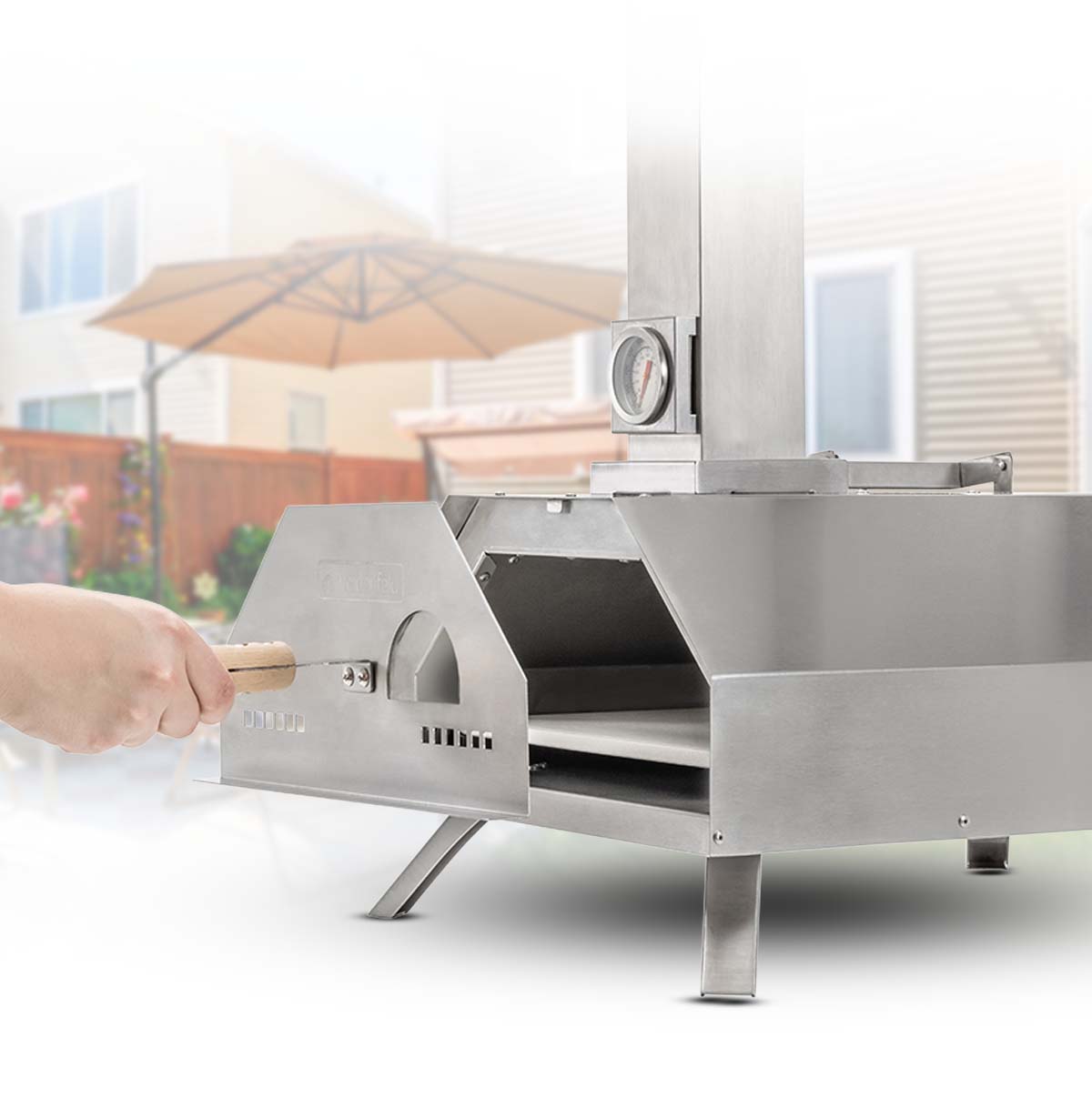 PelletPizzaofen Rimini Heidenfeld PizzaBackofen