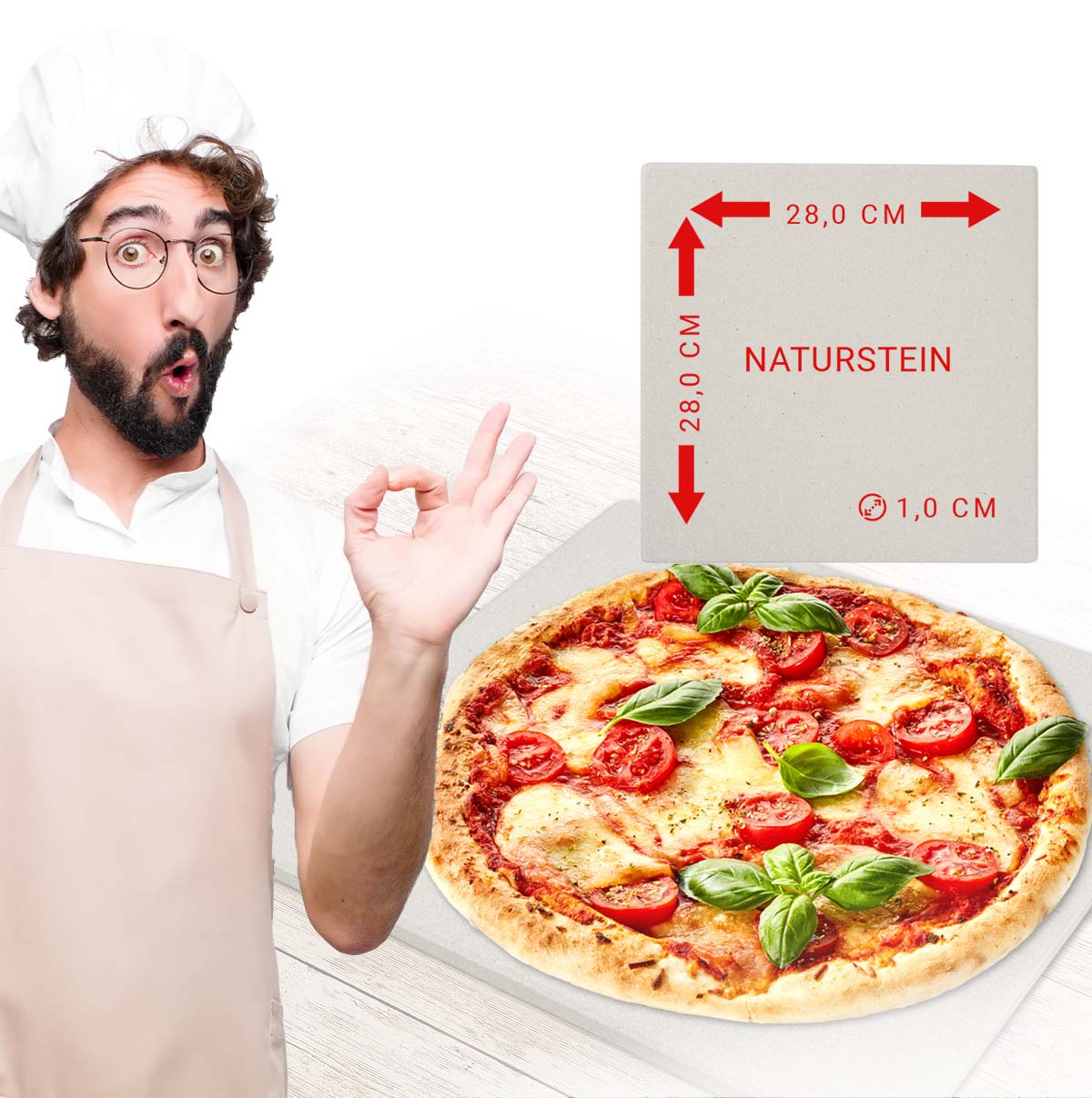 pelletofen pizza