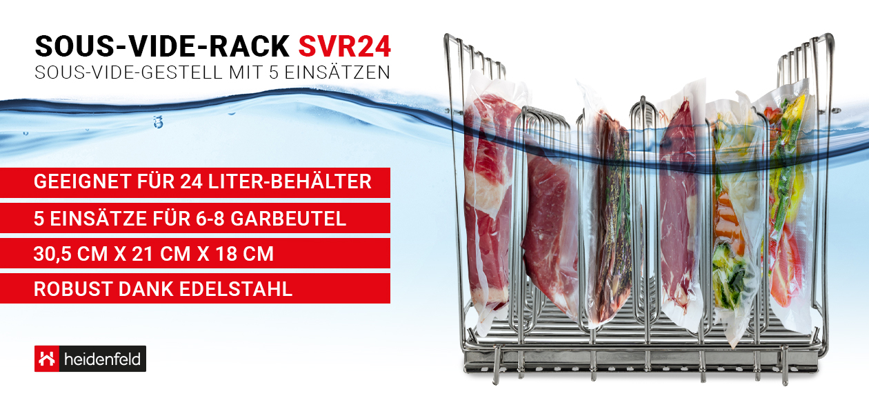 Heidenfeld Sous-Vide-Rack SVR24 Heidenfeld Sous-Vide-Rack SVR24