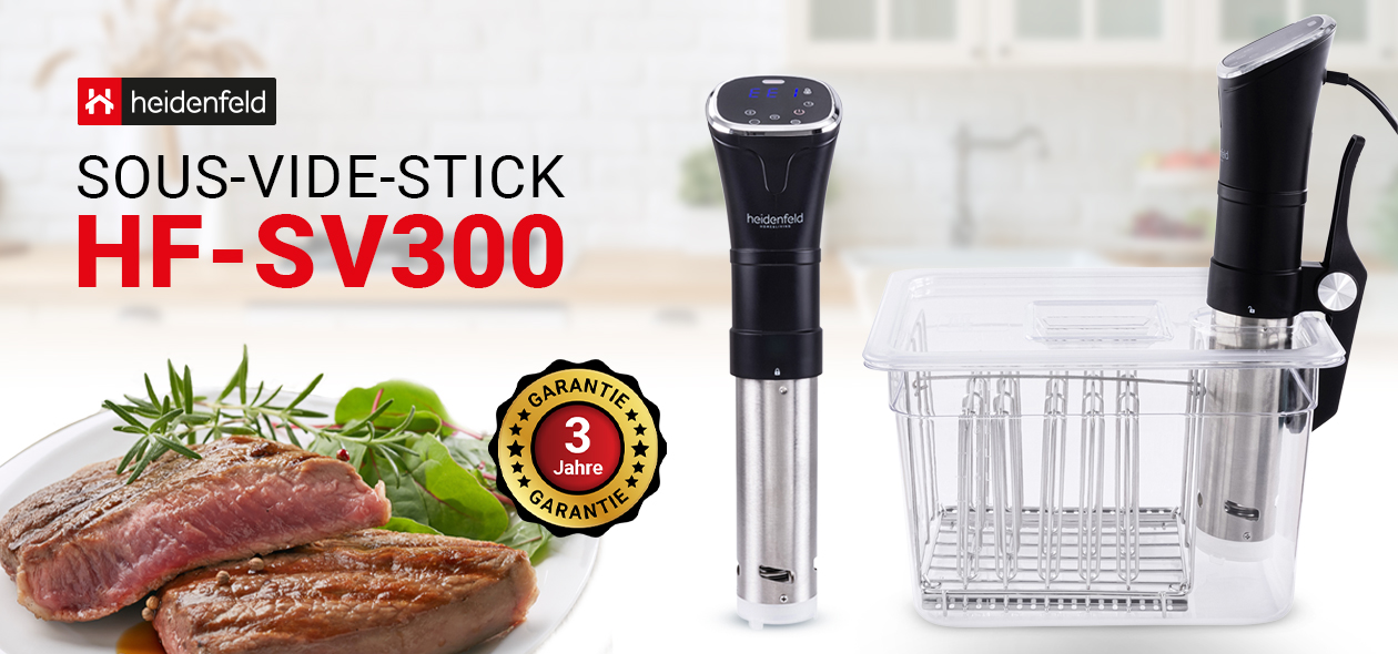 Heidenfeld Sous-Vide-Stick HF-SV300 Heidenfeld Sous-Vide-Stick HF-SV300