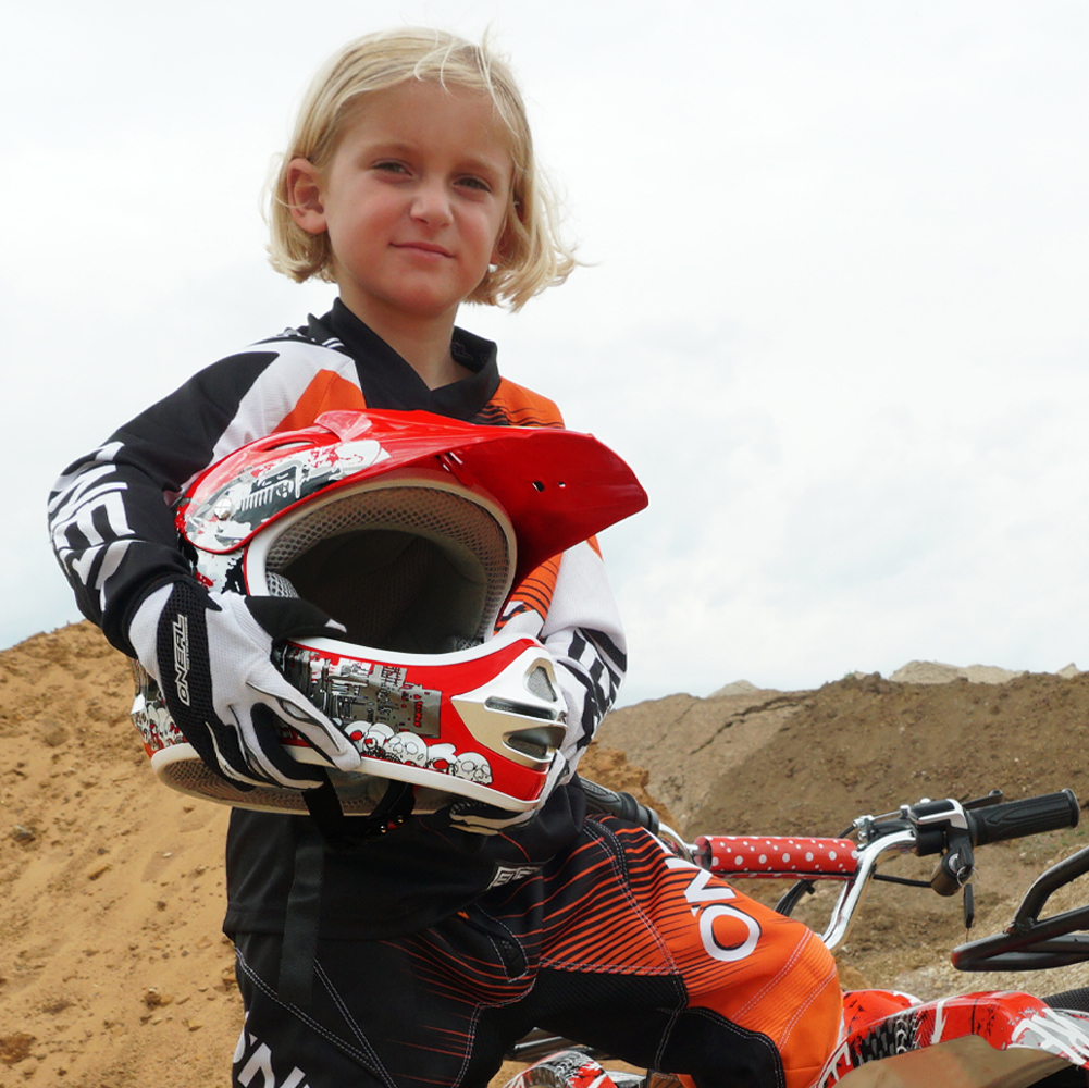 Sicherheit dank X-treme Kinder Cross Helm X-treme Kinder Cross Helm