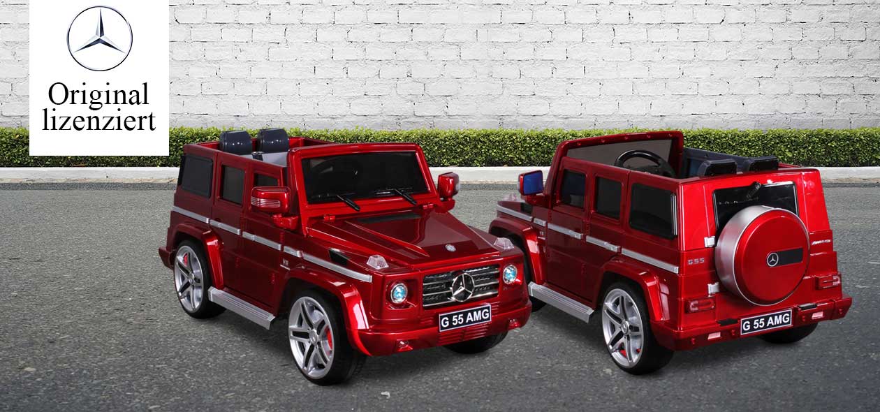 Mercedes Elektro-Kinderauto G55 AMG Mercedes Elektro-Kinderauto G55 AMG