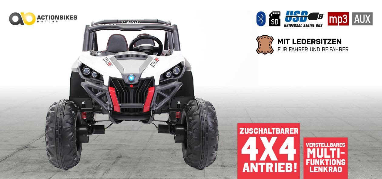 Kindermotorräder Galler - UTV-Kinder-Elektroauto A730 mit 6x4