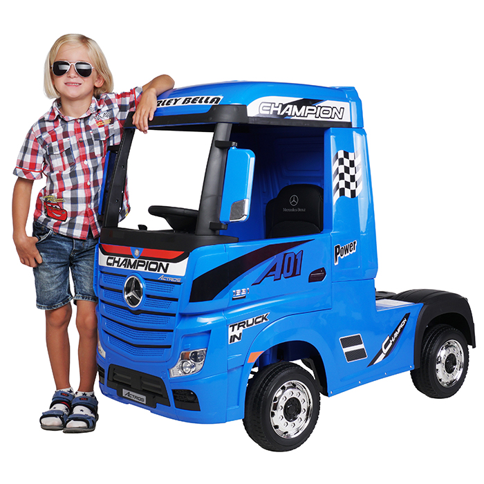 Kinder Elektroauto Mercedes Benz Actros Truck