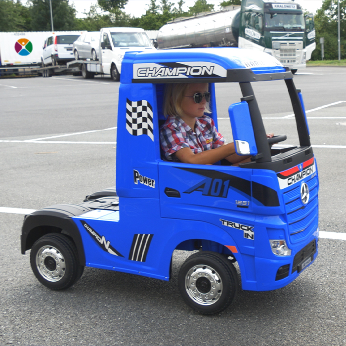 Kinder Elektroauto Mercedes Benz Actros Truck