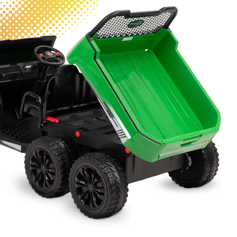 So praktisch wie die berühmtesten Landtechnik-Fahrzeuge Das Actionbikes Kinder Elektroauto A730 UTV