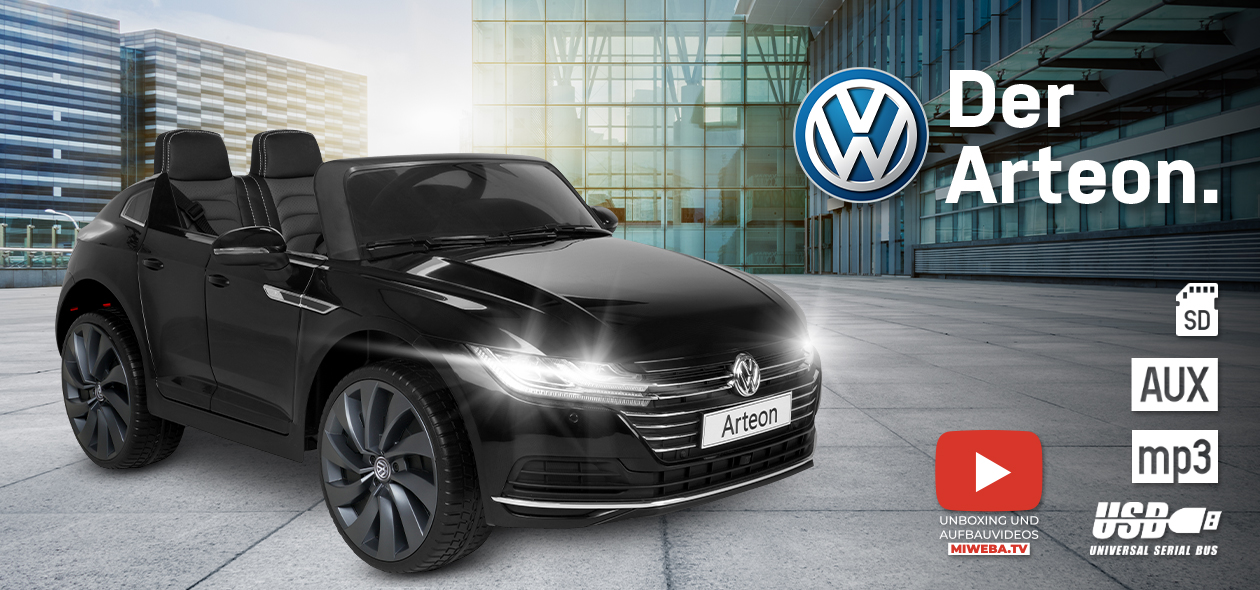 Das Kinder Elektroauto VW Arteon Lizenziert für absoluten Fahrspaß Kinder Elektroauto VW Arteon Lizenziert