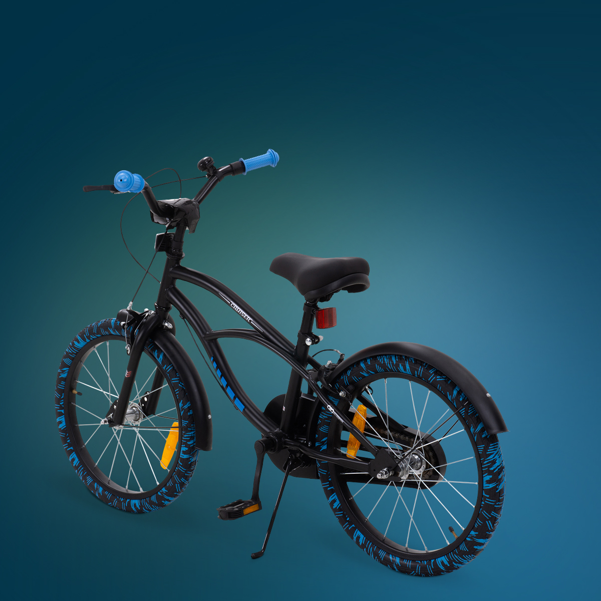 Kinderfahrrad mit Kettenschutz und Co. Actionbikes Kinderfahrrad Cruiser 18 Zoll