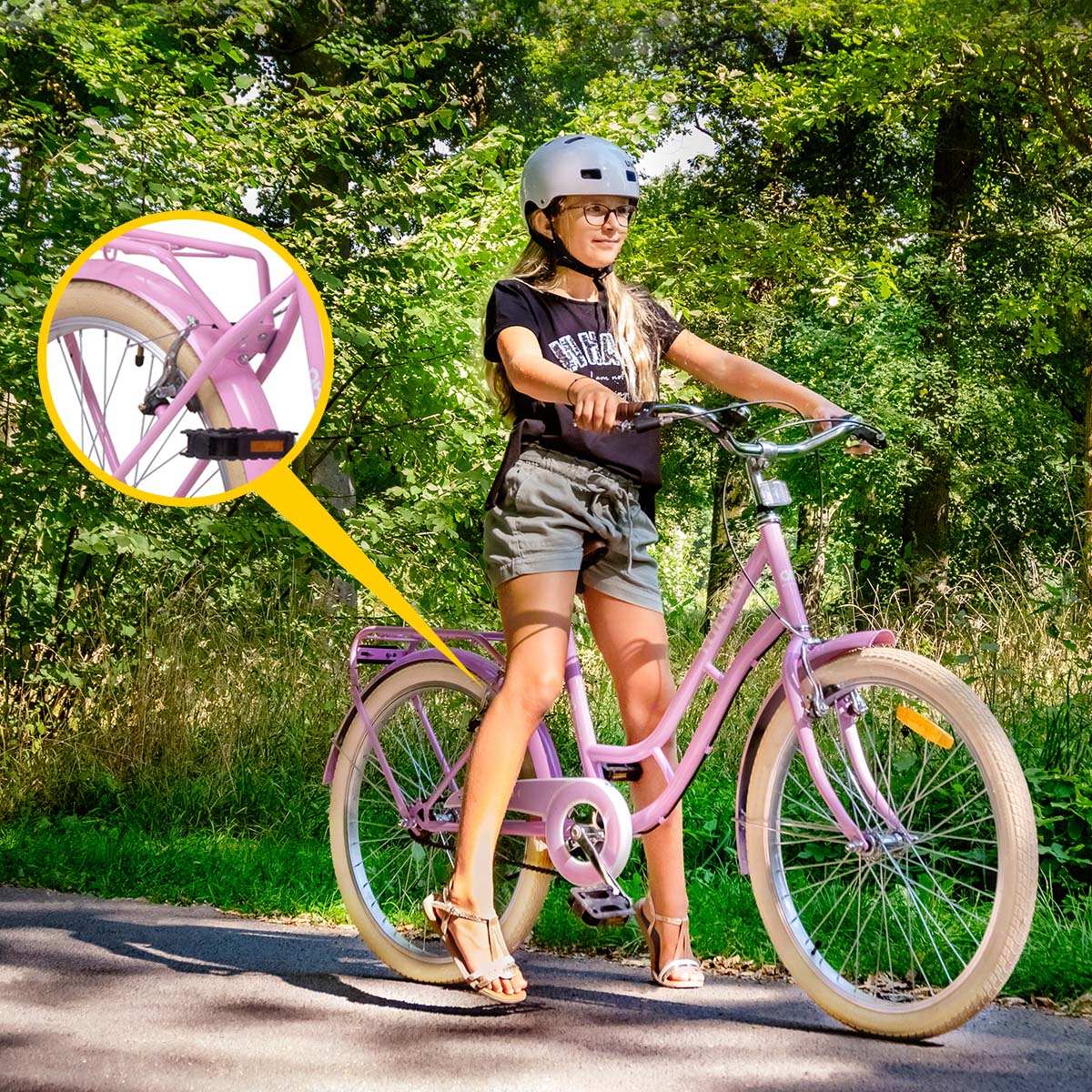 Kinderfahrrad Retrostar 24 Zoll ᐅ Actionbikes Kinderrad
