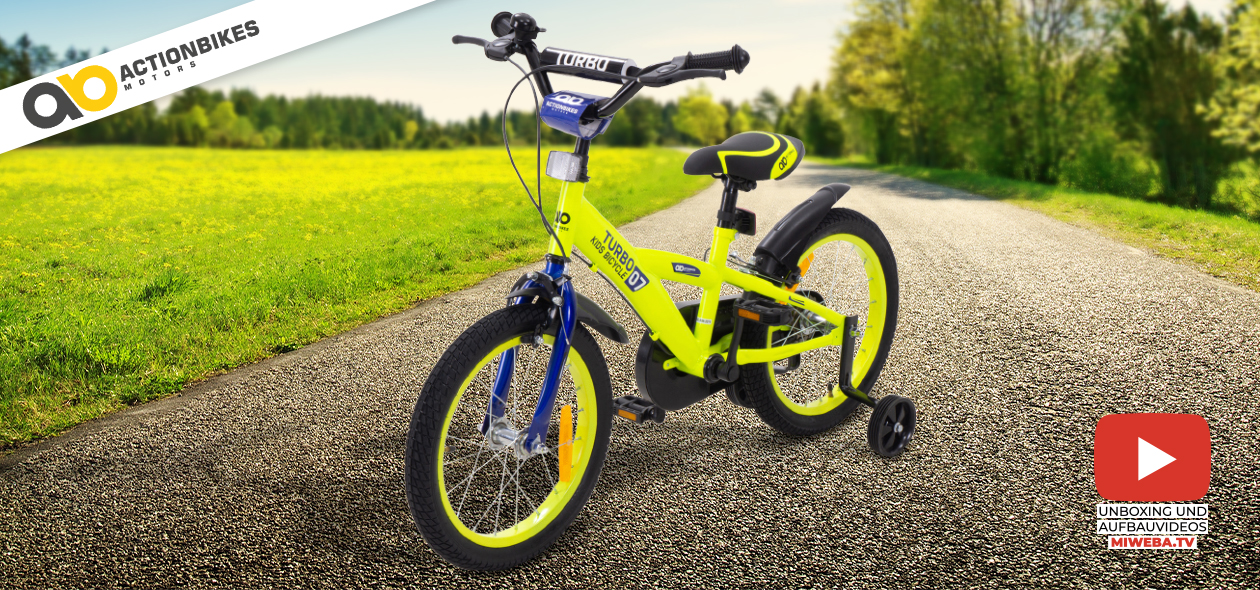 Actionbikes Kinderfahrrad Turbo 16 Zoll Actionbikes Kinderfahrrad Turbo 16 Zoll