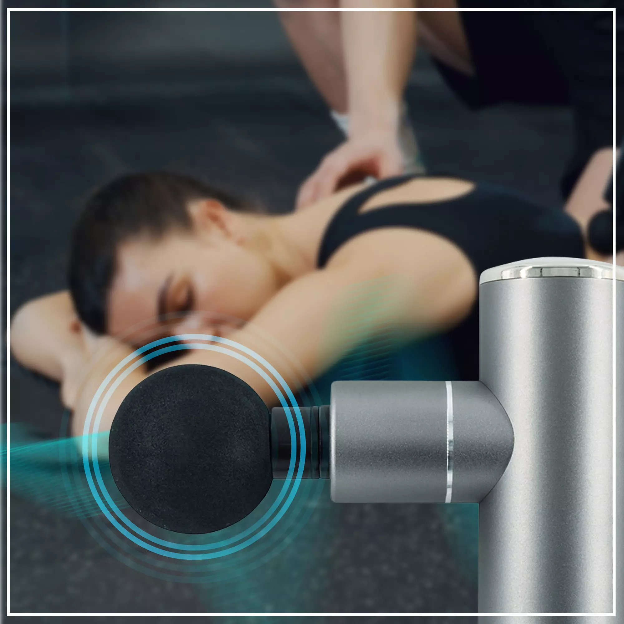 Minimaler Geräuschpegel von 45 dB Miweba Sports Mini-Massagepistole MM10