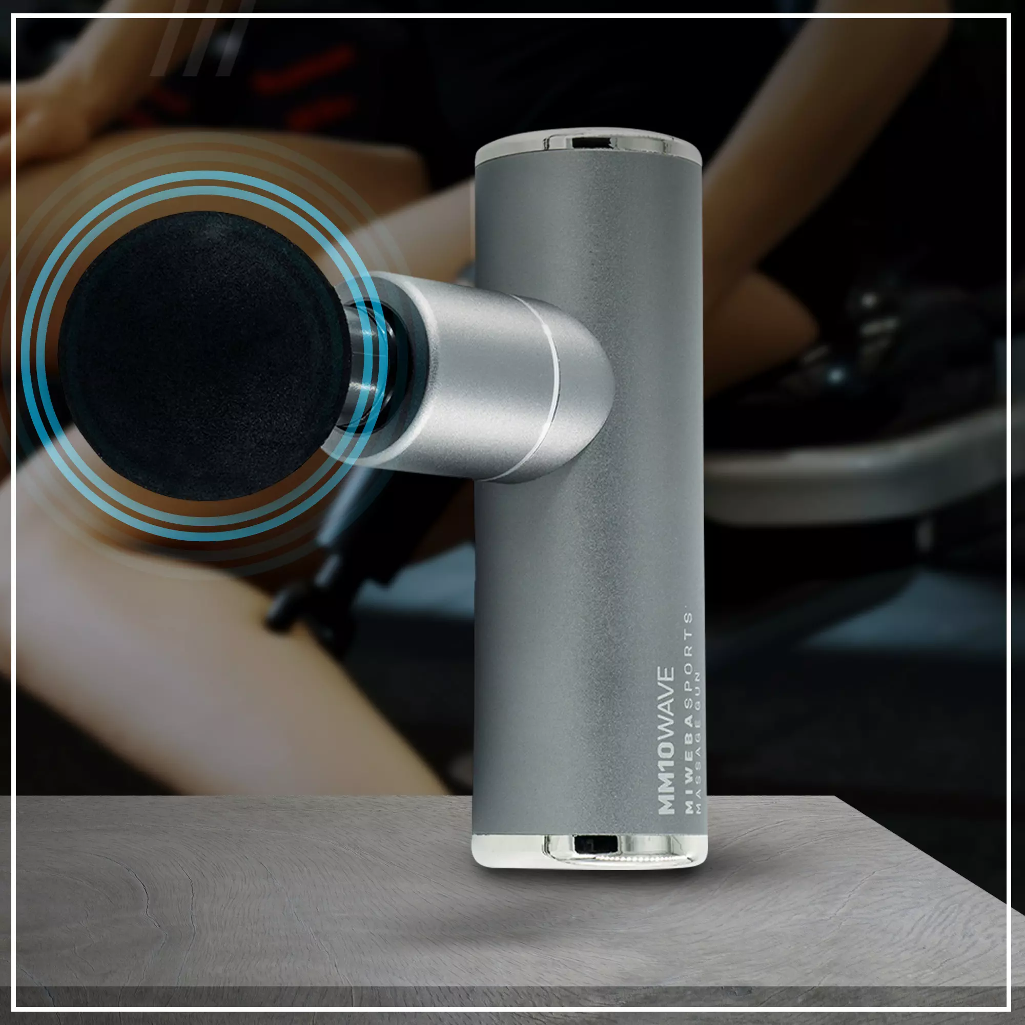 Tiefenmassage fast wie beim Masseur Miweba Sports Mini-Massagepistole MM10