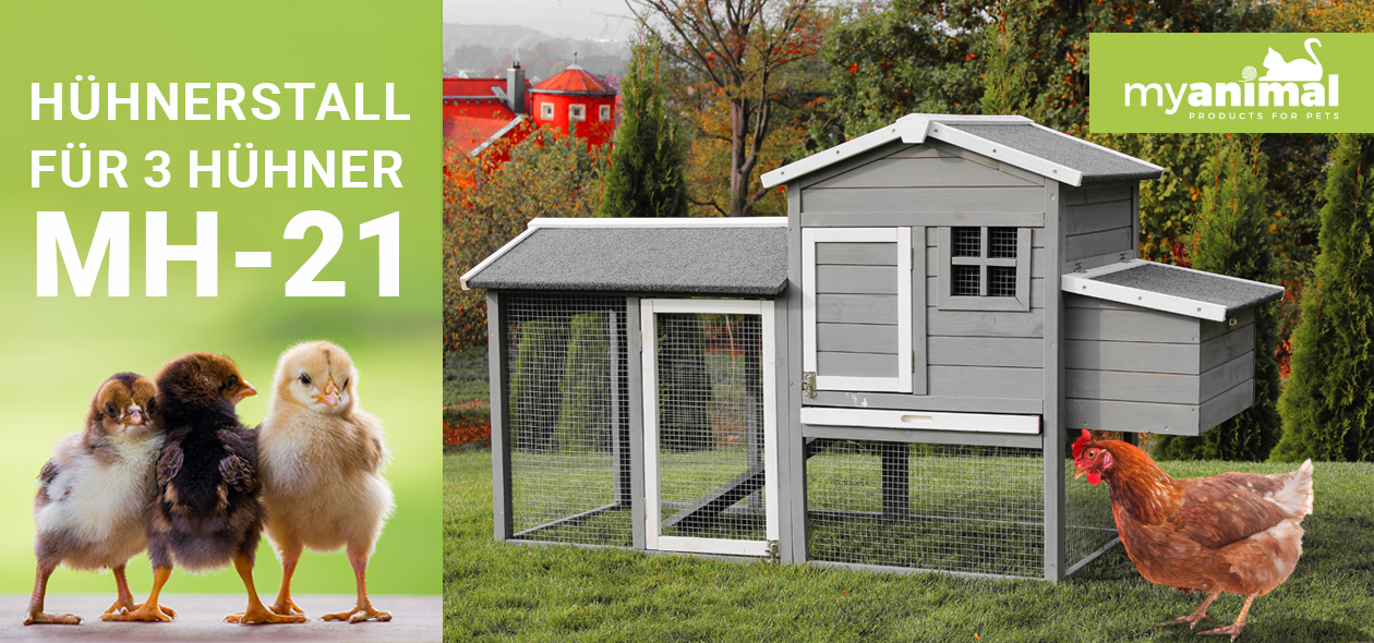 MyAnimal Hühnerstall für 3 Hühner MH-21 MyAnimal Hühnerstall für 3 Hühner MH-21